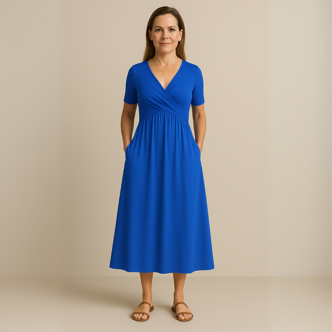 ZADIYA™ | AIRY A-LINE MAXI DRESS