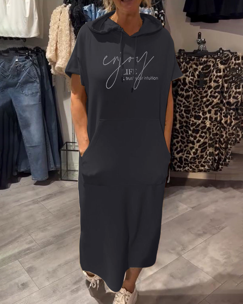 ZADIYA™ | Casual Hoodie Dress
