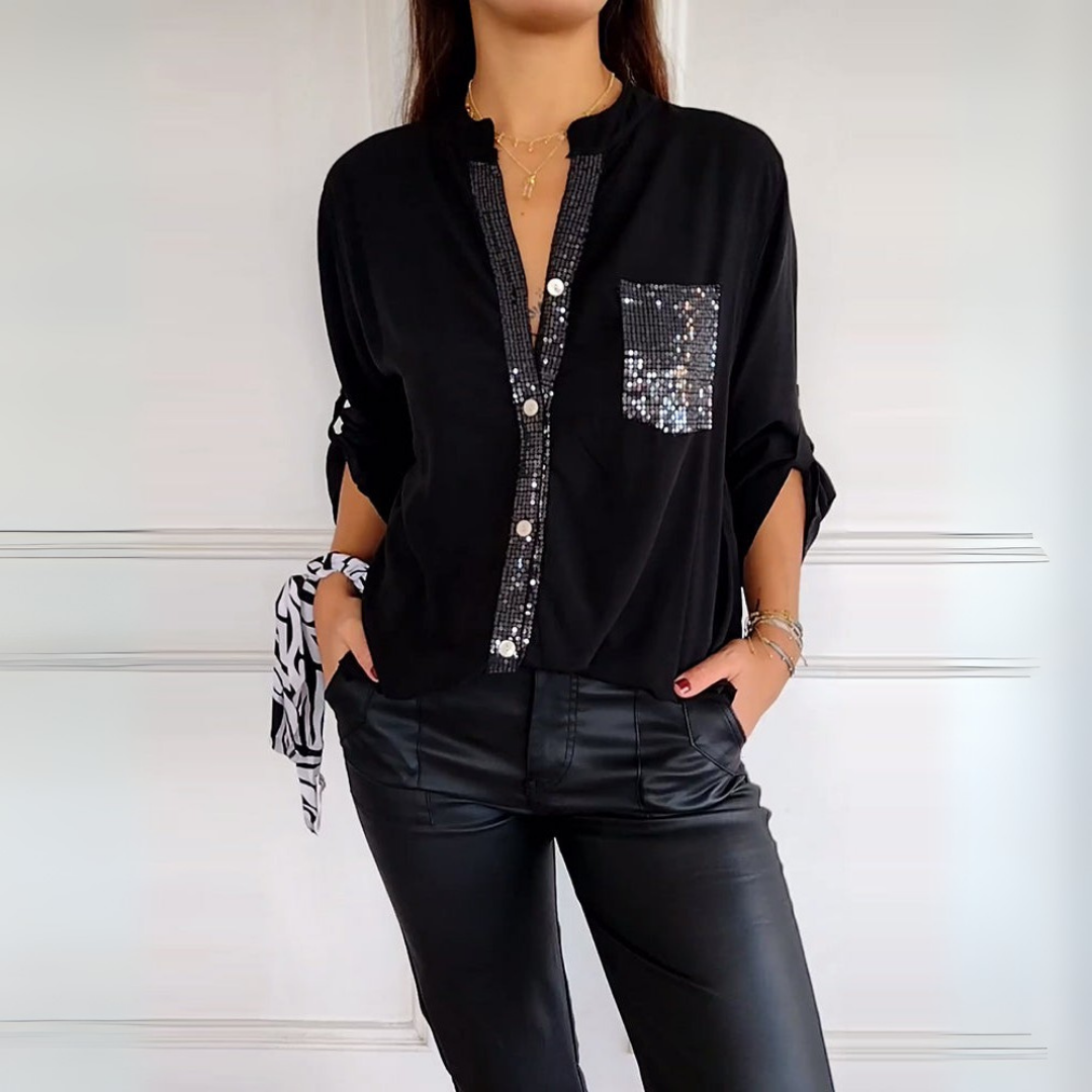 ZADIYA™ | CASUAL PANELLED TOP