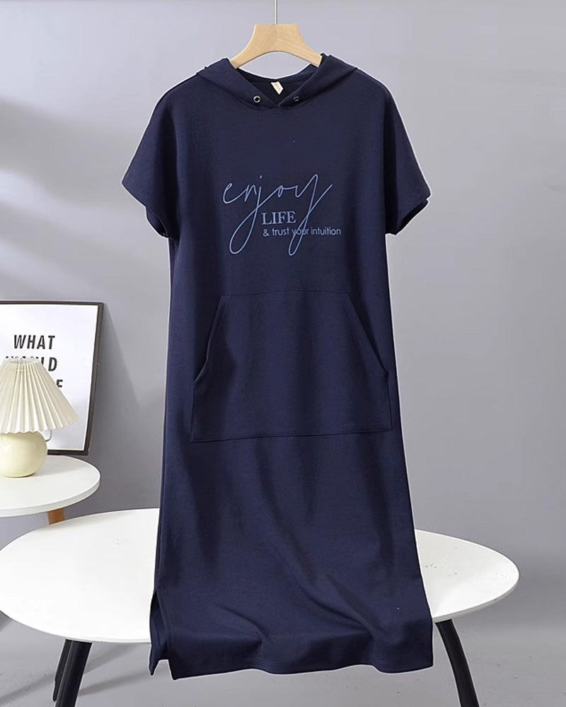 ZADIYA™ | Casual Hoodie Dress