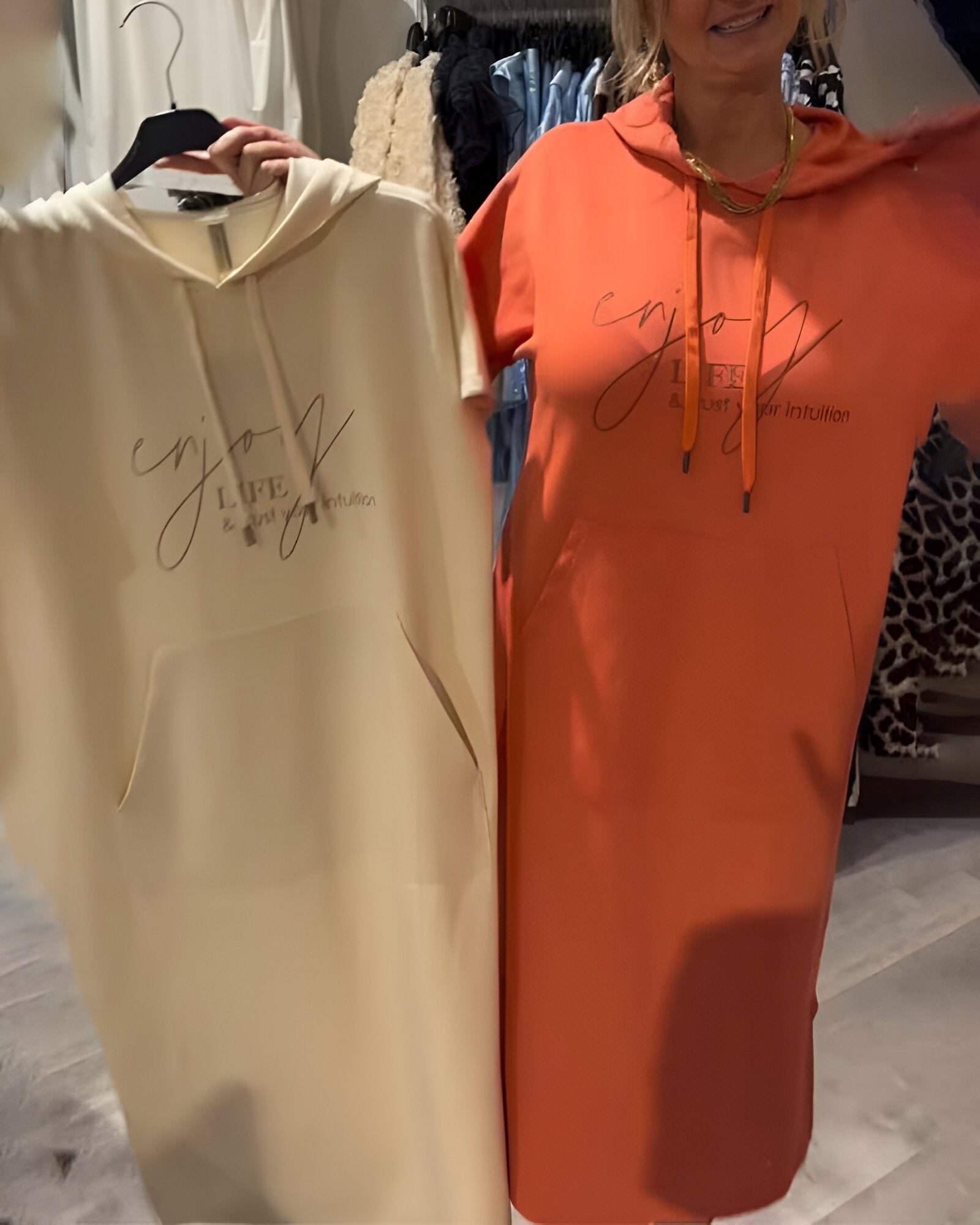 ZADIYA™ | Casual Hoodie Dress