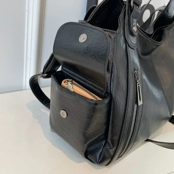 ZADIYA™ | LEATHER TOTE BAG
