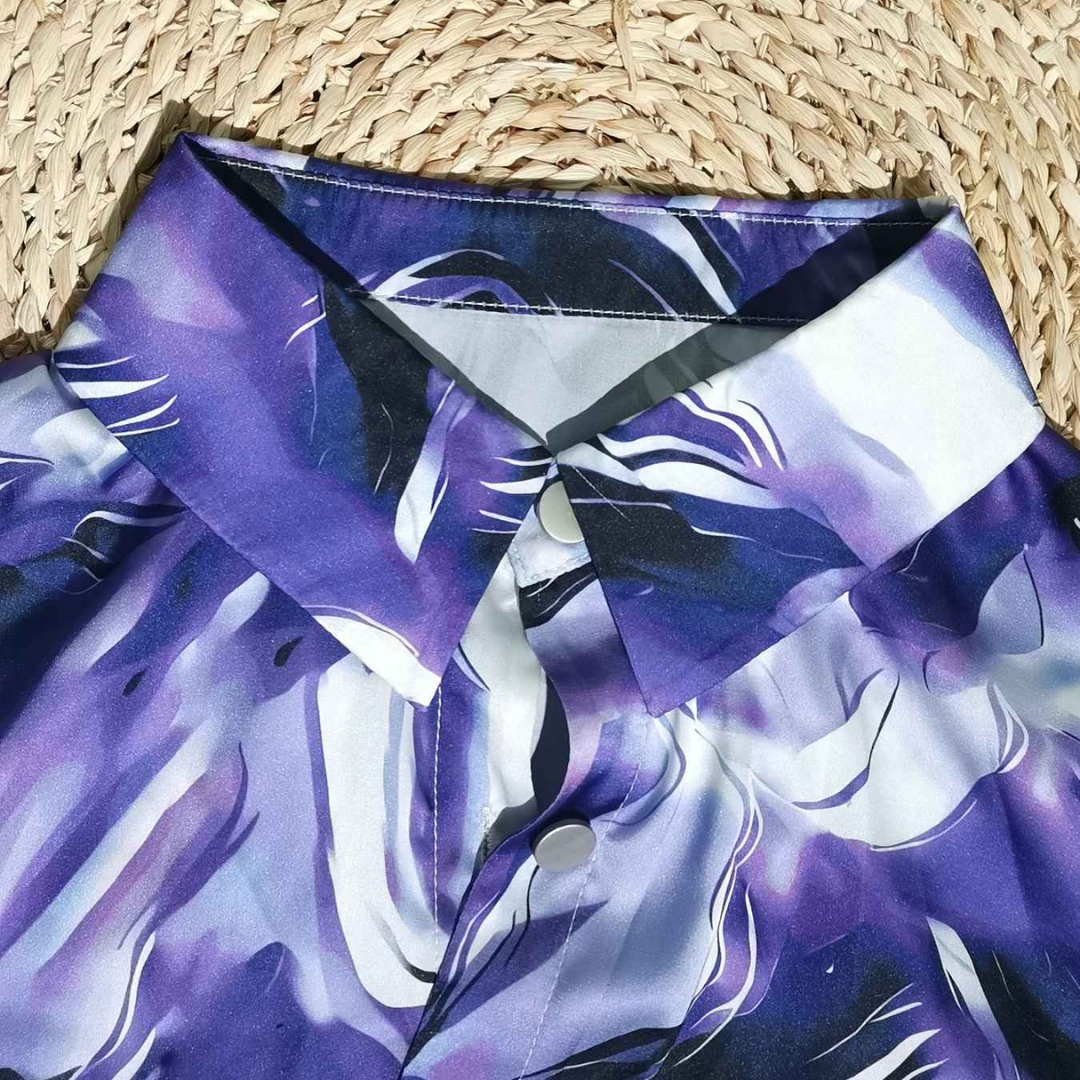 ZADIYA™ | SWIRL PRINT BLOUSE