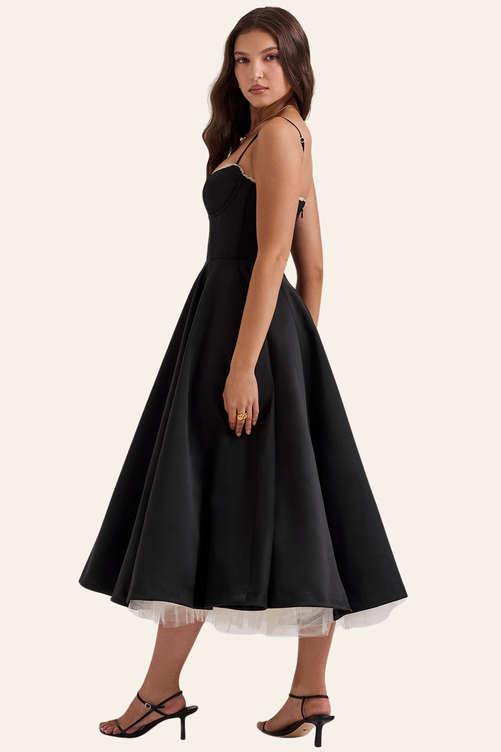 ZADIYA™ | TULLE MIDI DRESS
