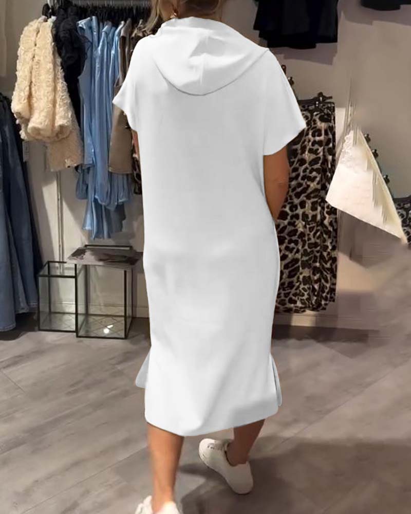 ZADIYA™ | Casual Hoodie Dress
