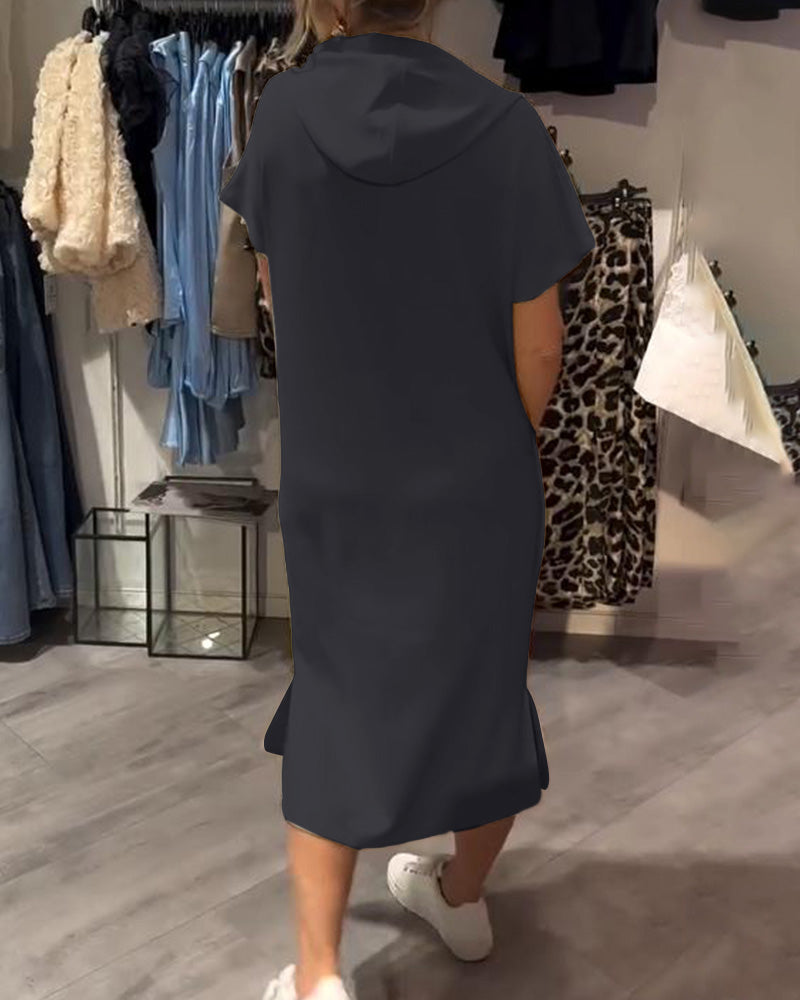 ZADIYA™ | Casual Hoodie Dress