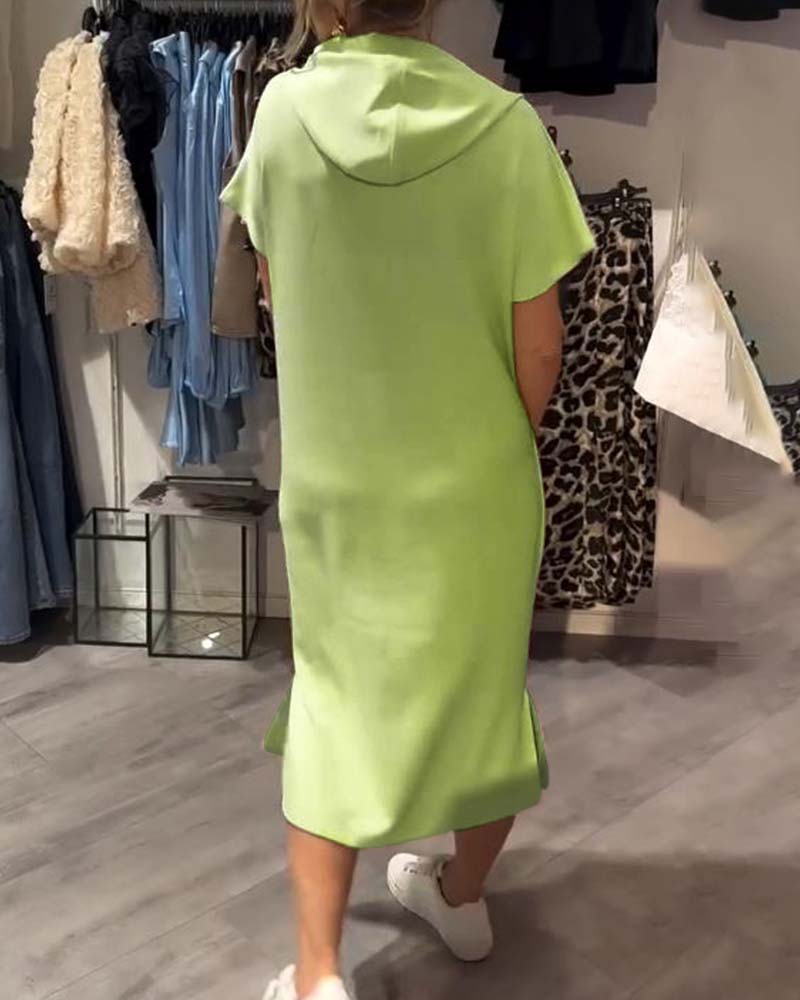 ZADIYA™ | Casual Hoodie Dress