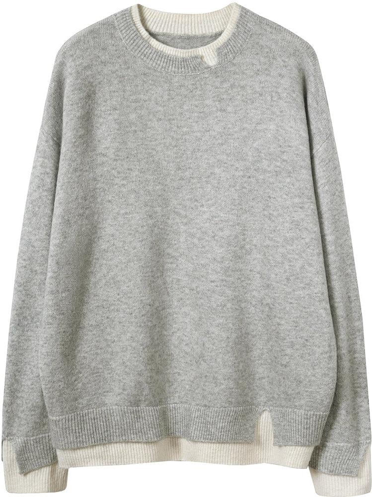 ZADIYA™ | Color-Block Sweater