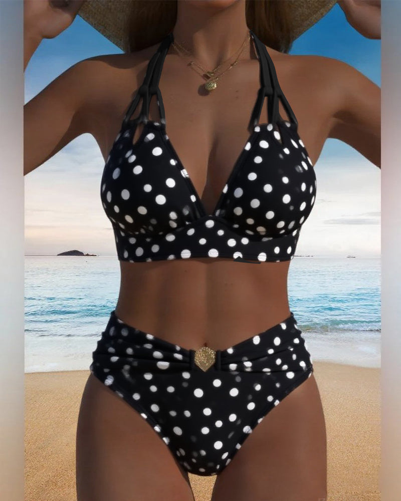 ZADIYA™ | Two-piece sexy polka dot bikini