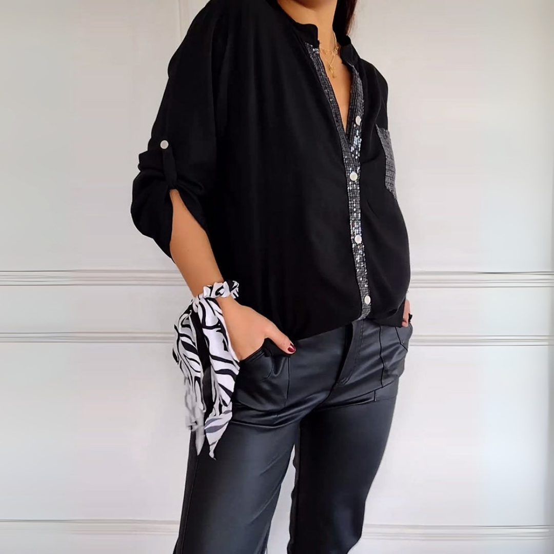 ZADIYA™ | CASUAL PANELLED TOP