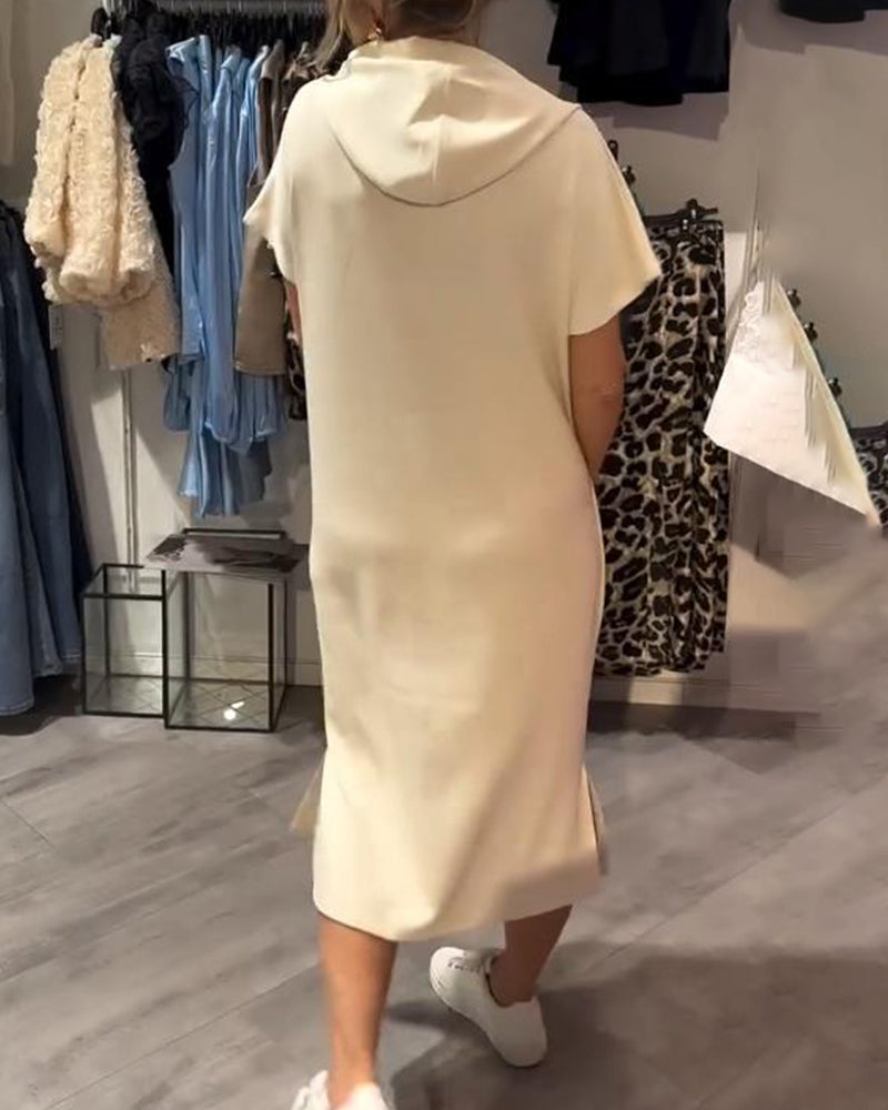 ZADIYA™ | Casual Hoodie Dress