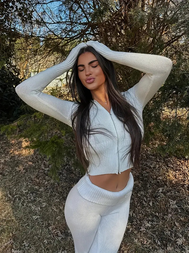 ZADIYA™ | COSY KNIT TWO-PIECE SET