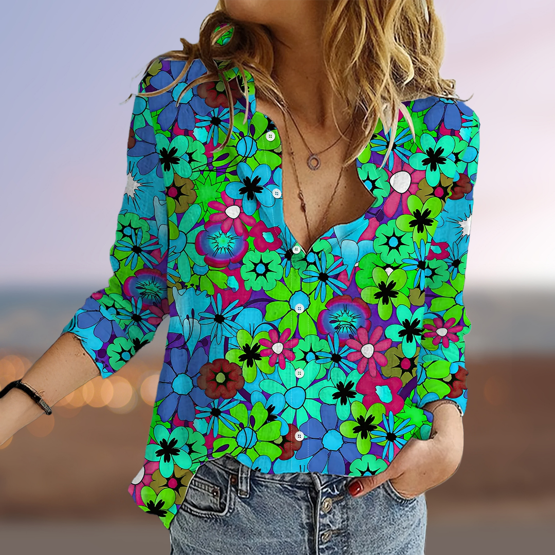 ZADIYA™ | LONG-SLEEVE BLOUSE