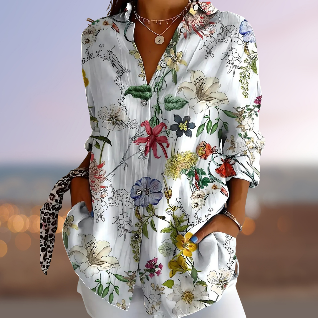 ZADIYA™ | FLORAL PRINT BLOUSE