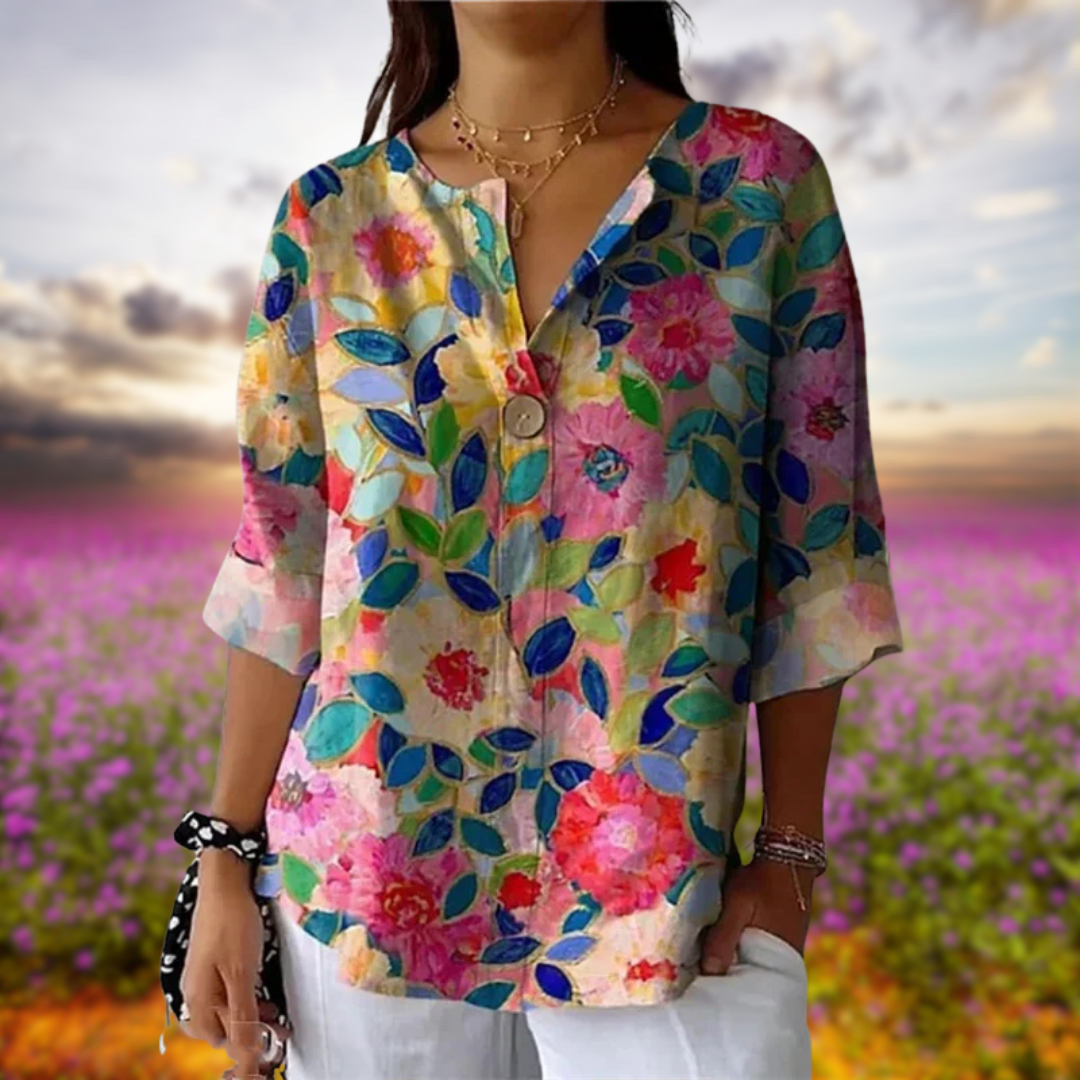 ZADIYA™ | FLORAL BLOUSE