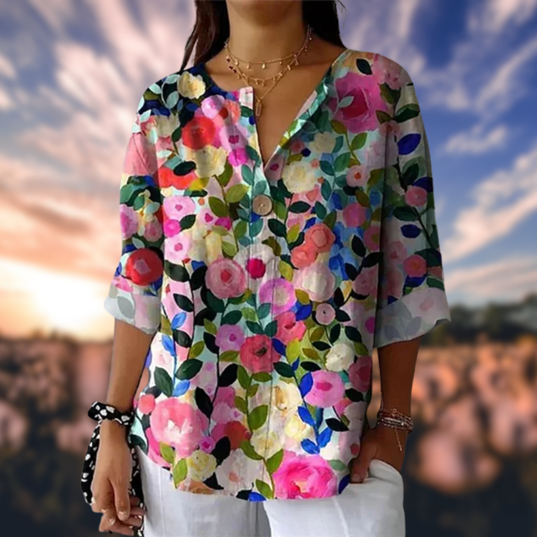 ZADIYA™ | FLORAL BLOUSE