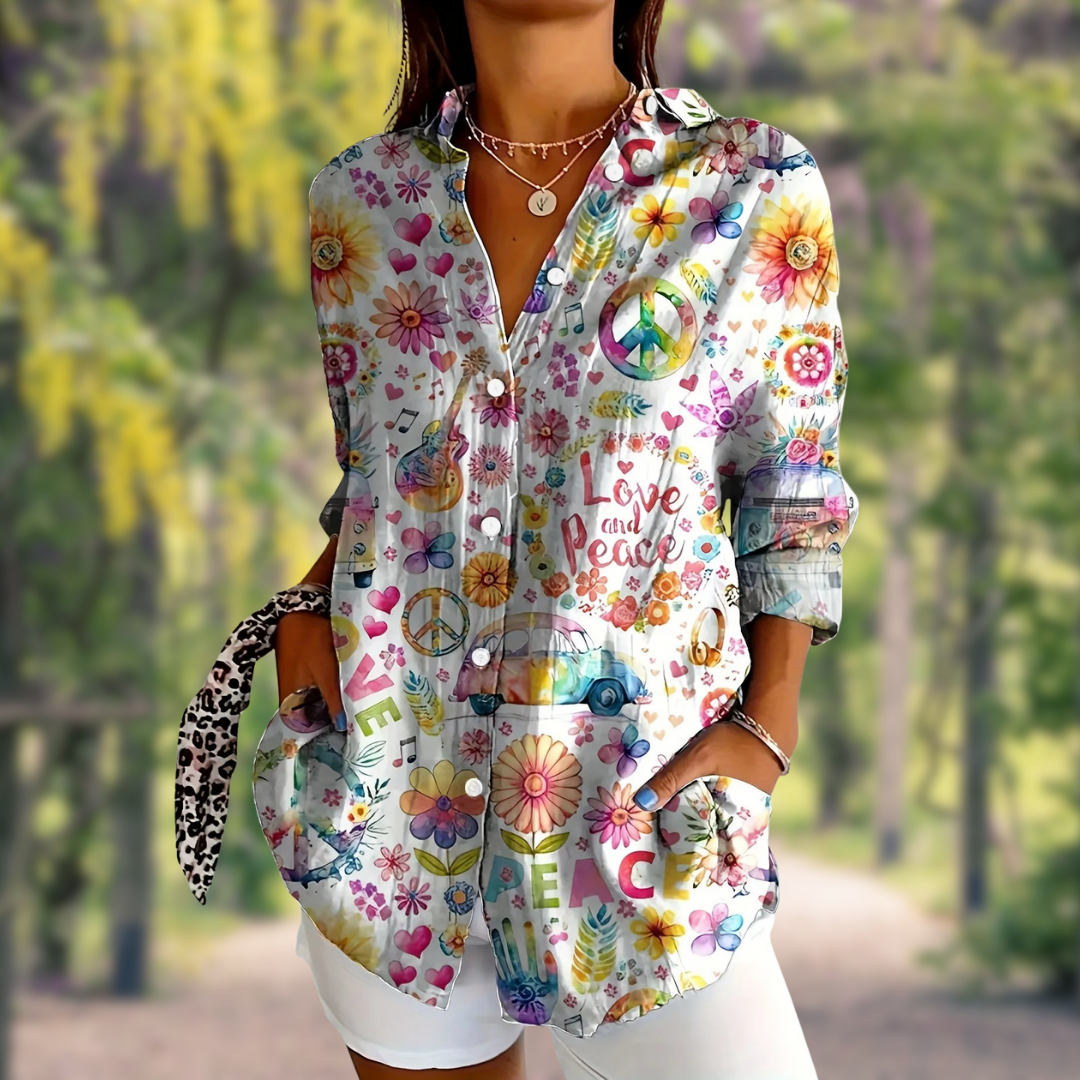 ZADIYA™ | PEACE BLOUSE