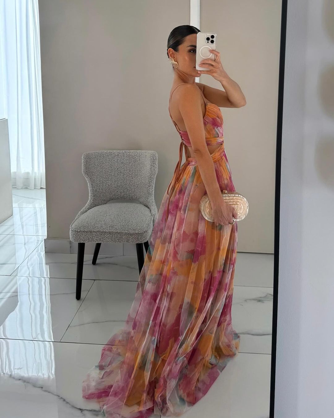 ZADIYA™ | FLOWING FLORAL MAXI DRESS