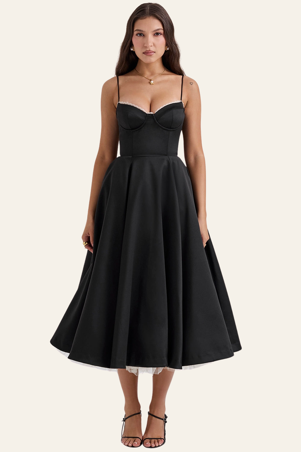 ZADIYA™ | TULLE MIDI DRESS