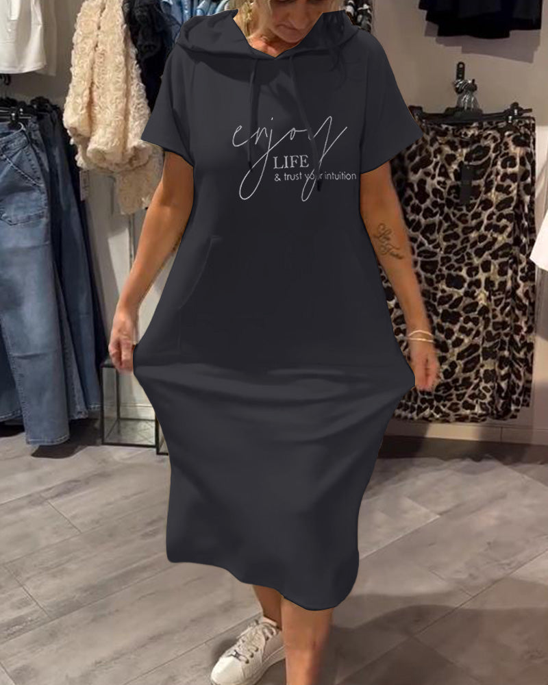 ZADIYA™ | Casual Hoodie Dress