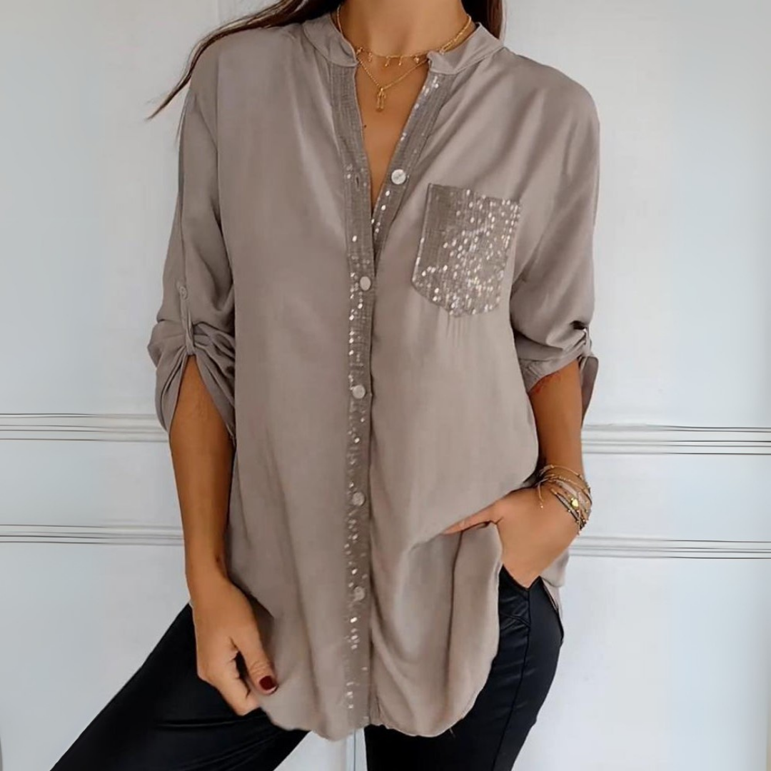 ZADIYA™ | CASUAL PANELLED TOP