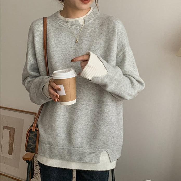 ZADIYA™ | Color-Block Sweater