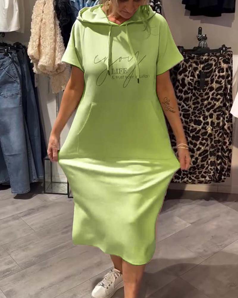ZADIYA™ | Casual Hoodie Dress