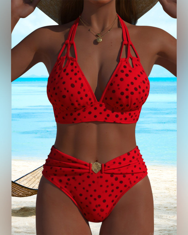 ZADIYA™ | Two-piece sexy polka dot bikini