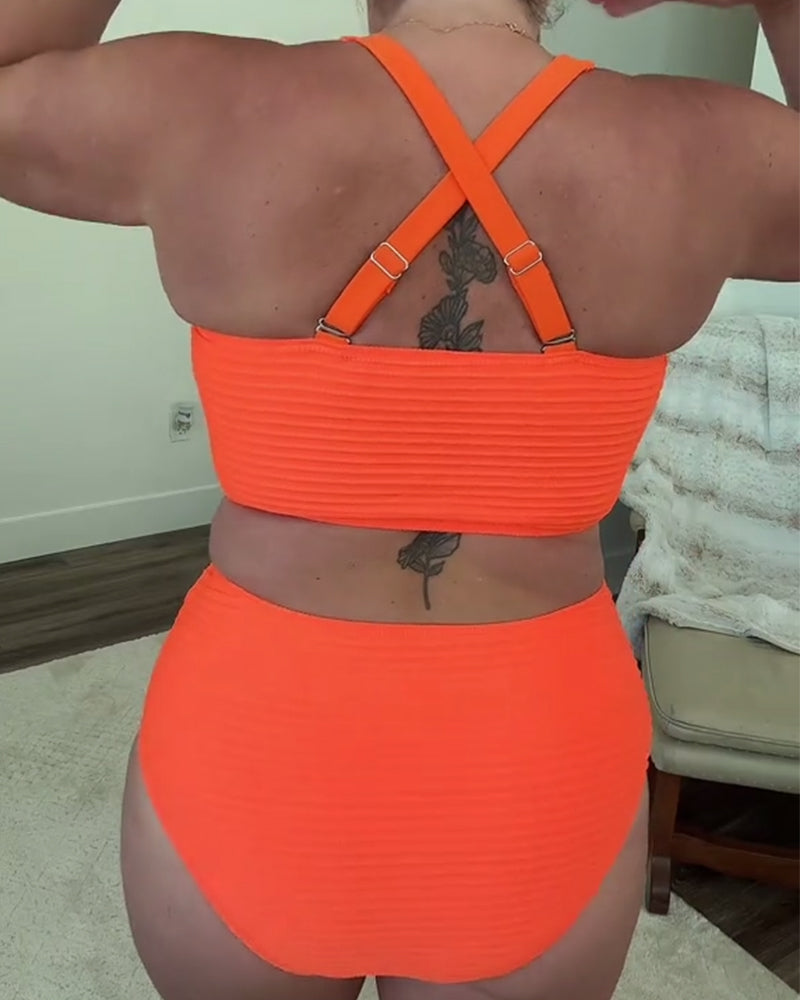 ZADIYA™ | Plain Triangle Bikini