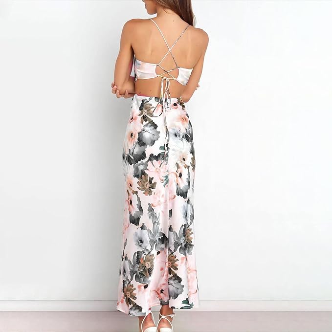 ZADIYA™ | FLORAL PRINT MAXI DRESS