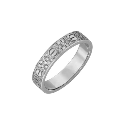 Ava Diamantring - Silver