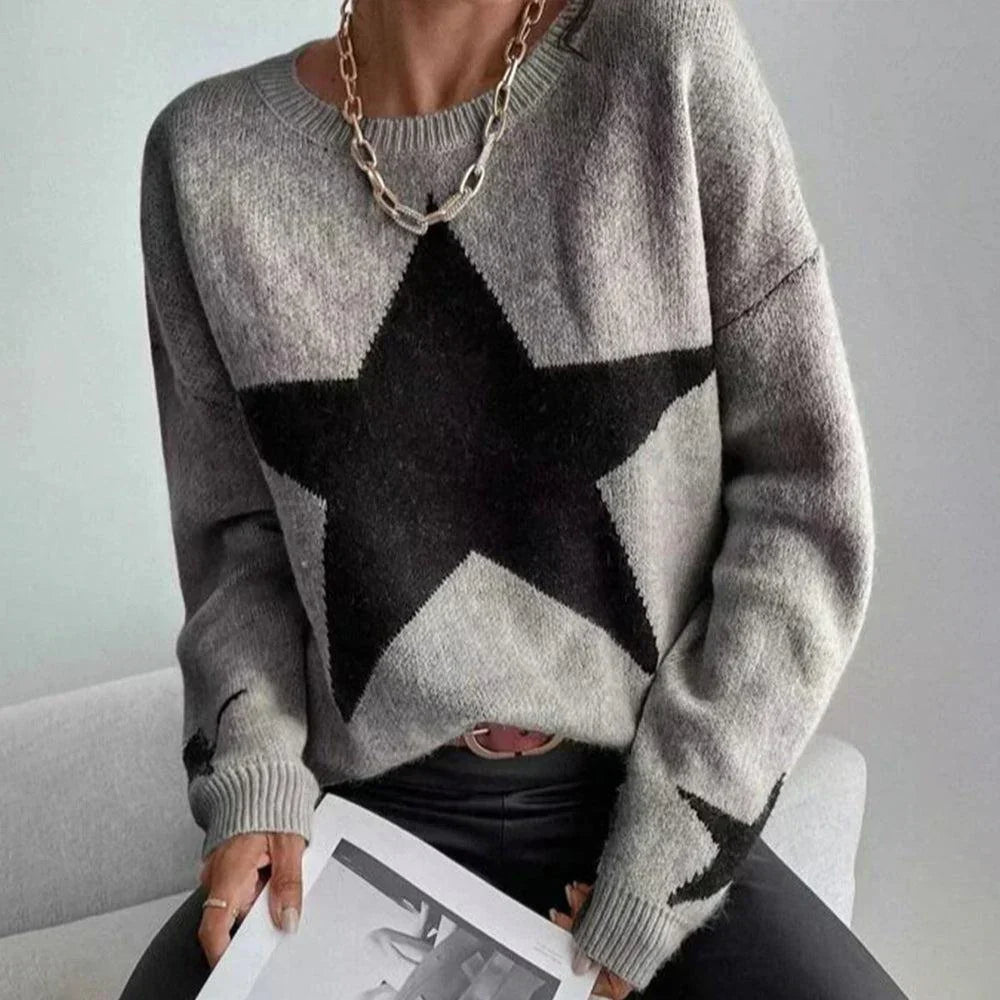 ZADIYA™ | Big Star Sweater