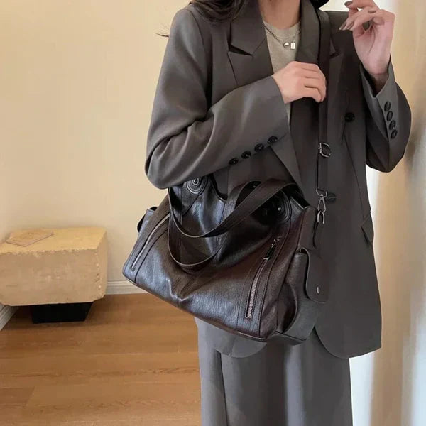 ZADIYA™ | LEATHER TOTE BAG