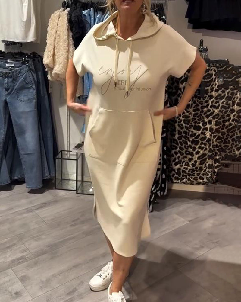 ZADIYA™ | Casual Hoodie Dress