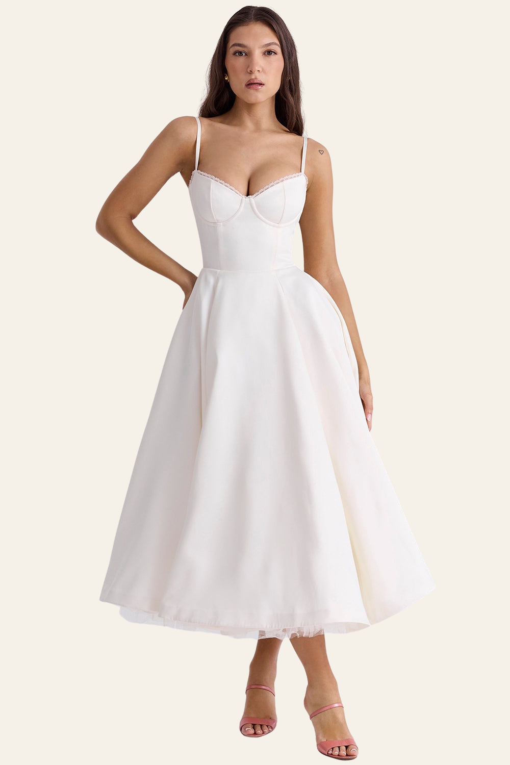 ZADIYA™ | TULLE MIDI DRESS
