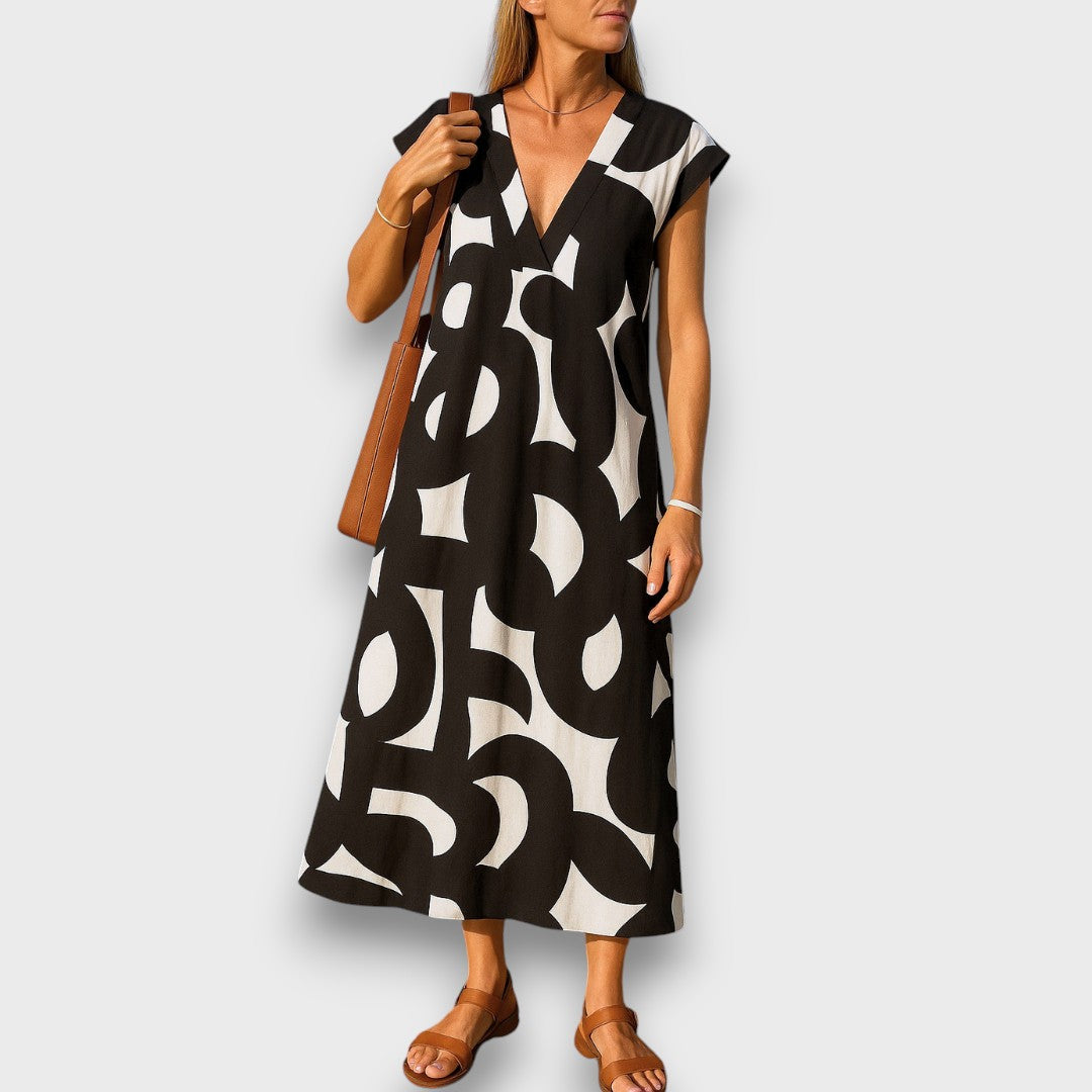 ZADIYA™ | Lightweight V-neck Dress