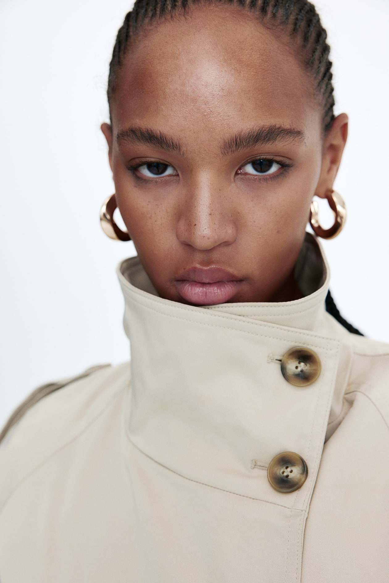 ZADIYA™ | Short Trench Coat