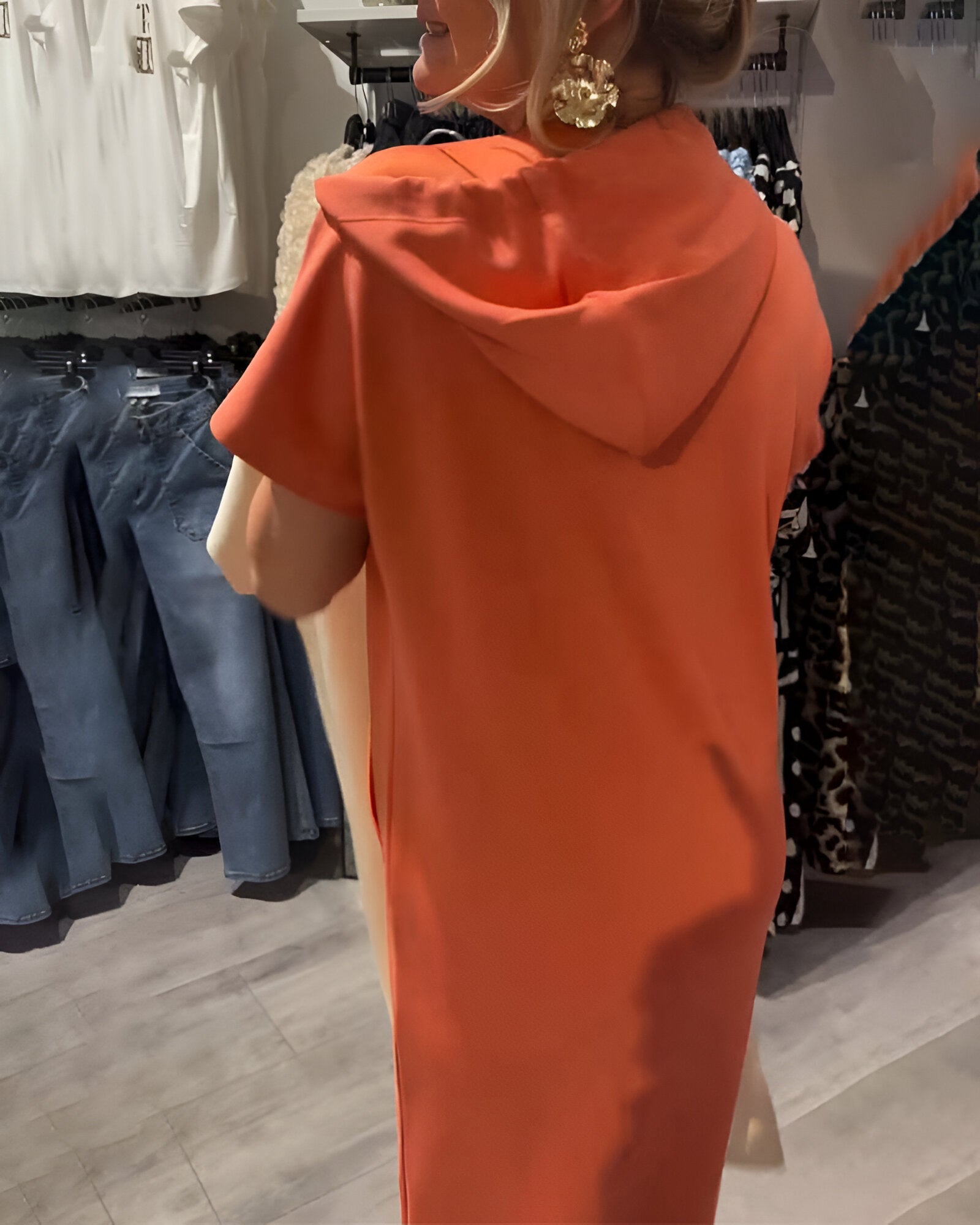 ZADIYA™ | Casual Hoodie Dress
