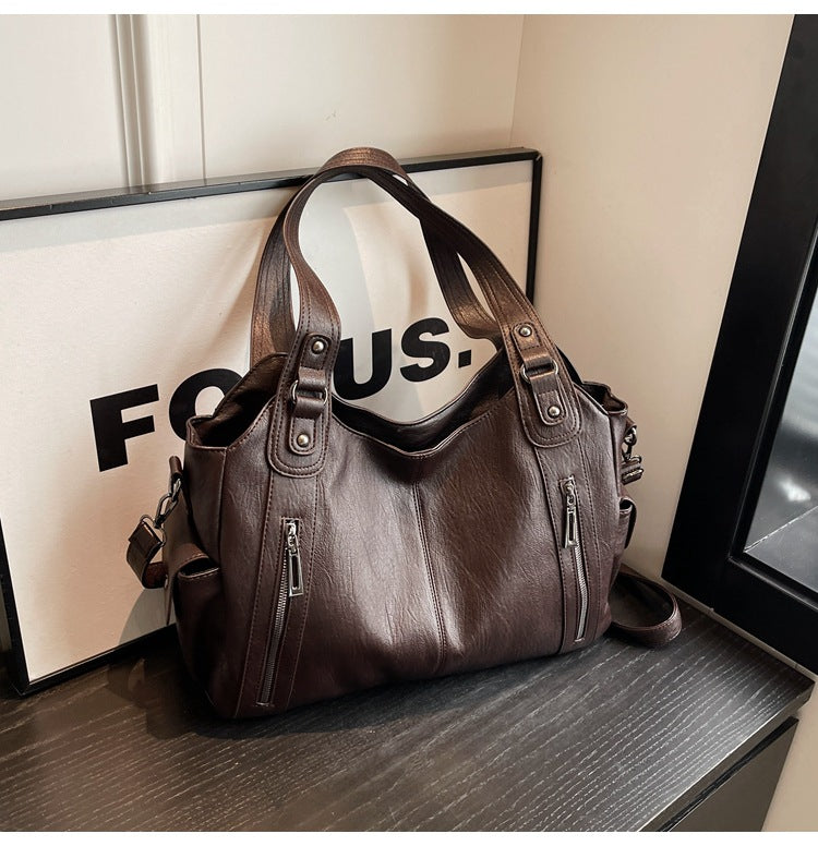ZADIYA™ | LEATHER TOTE BAG