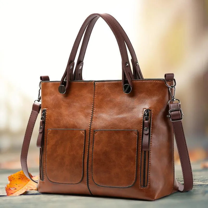 ZADIYA™ | LEATHER SHOULDER BAG