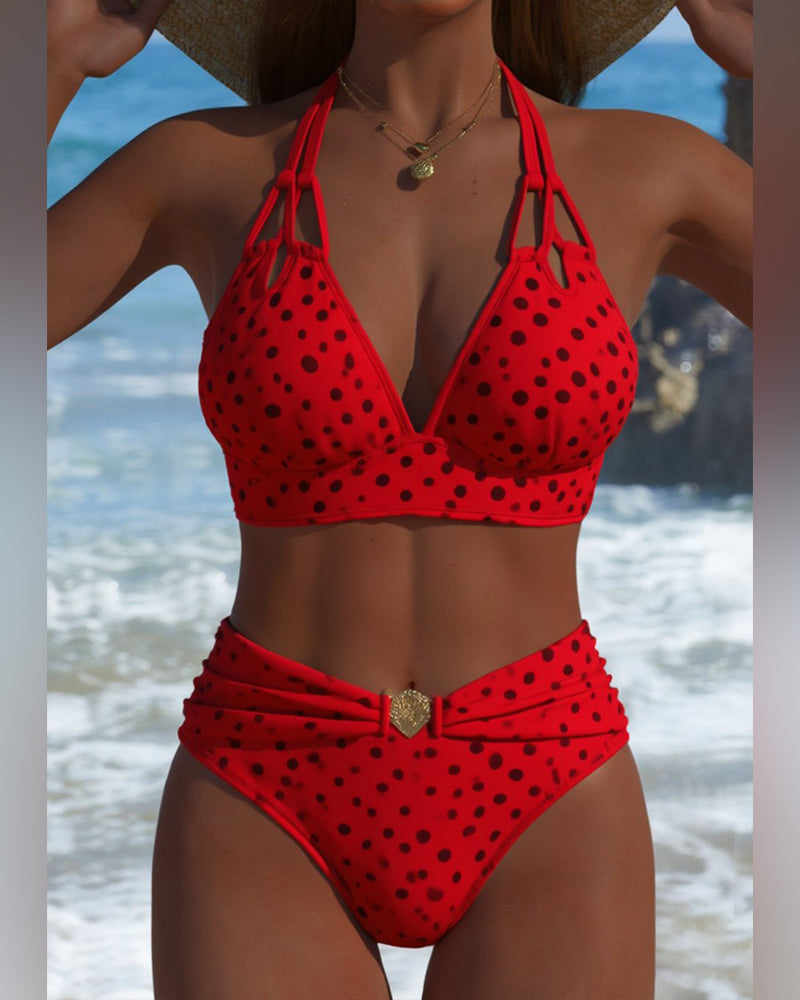 ZADIYA™ | Two-piece sexy polka dot bikini