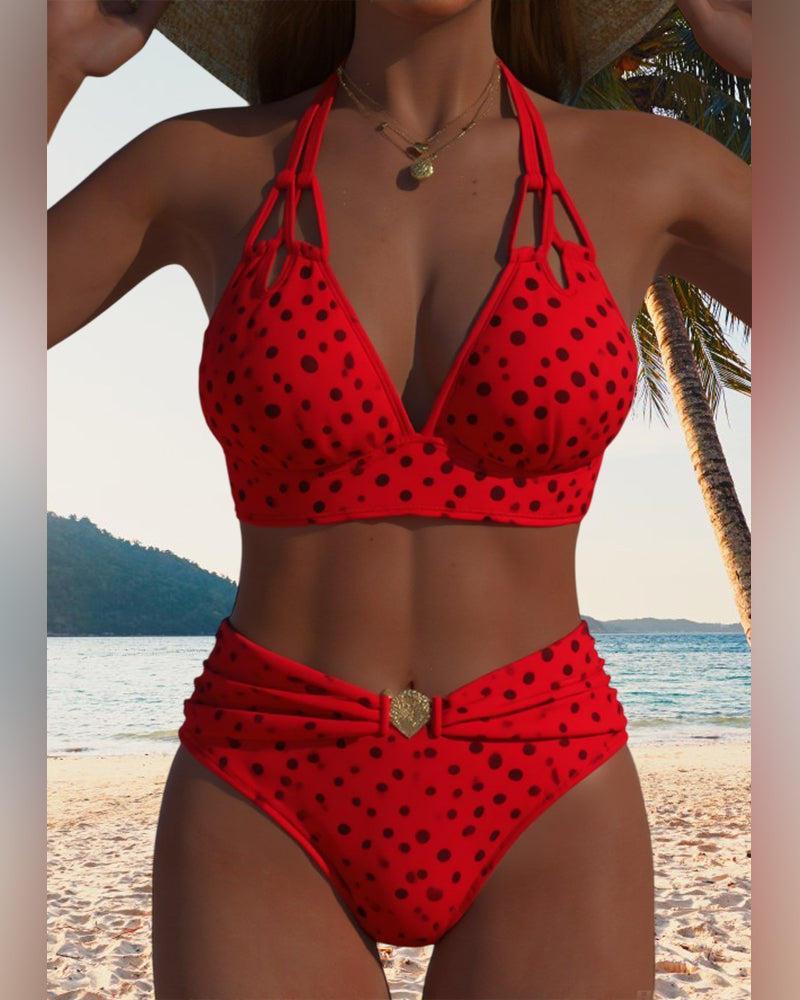 ZADIYA™ | Two-piece sexy polka dot bikini