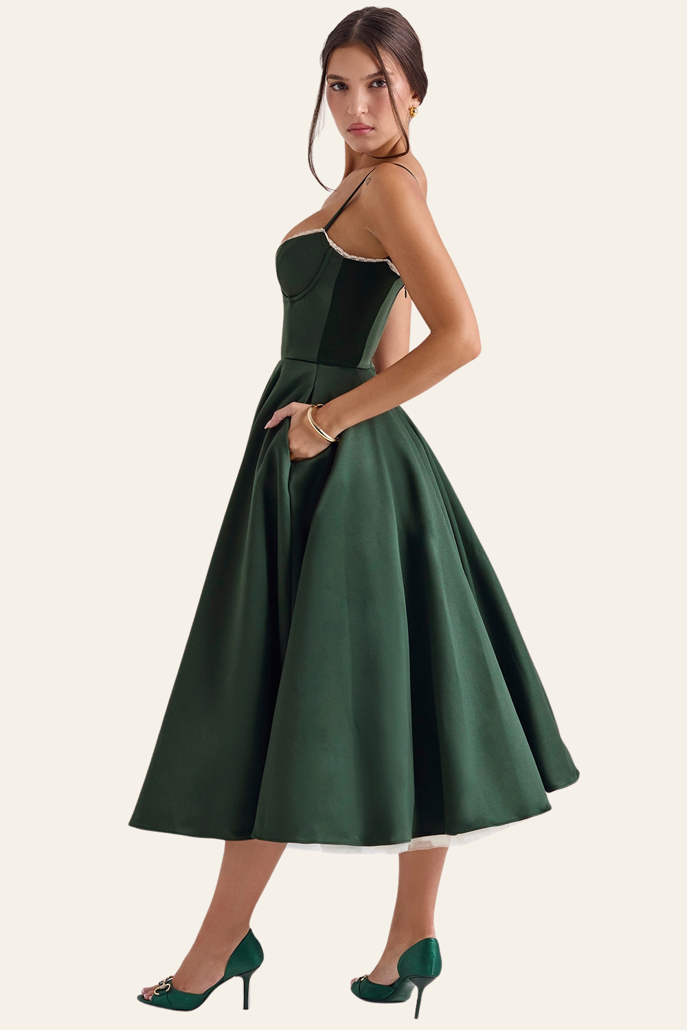 ZADIYA™ | TULLE MIDI DRESS