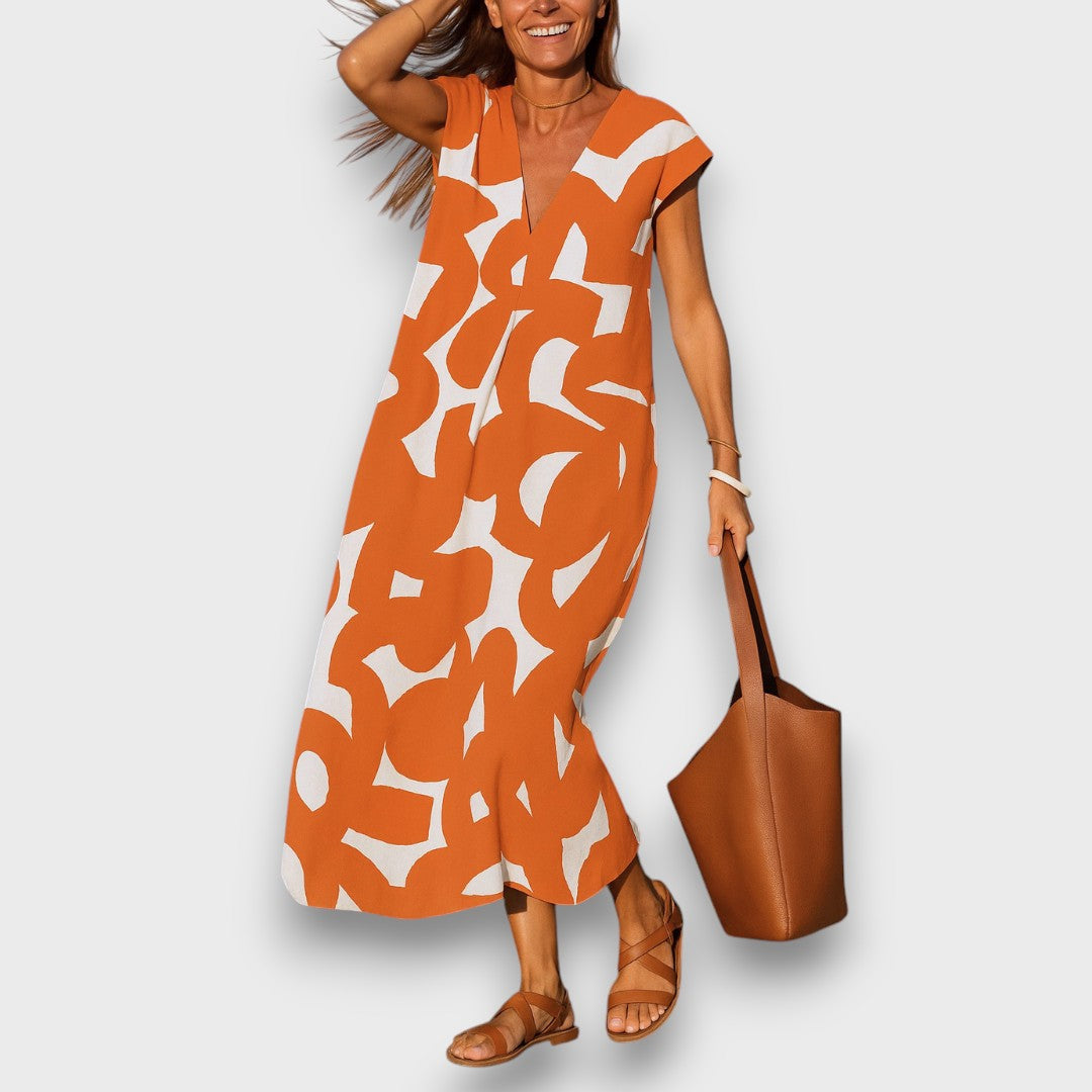 ZADIYA™ | Lightweight V-neck Dress