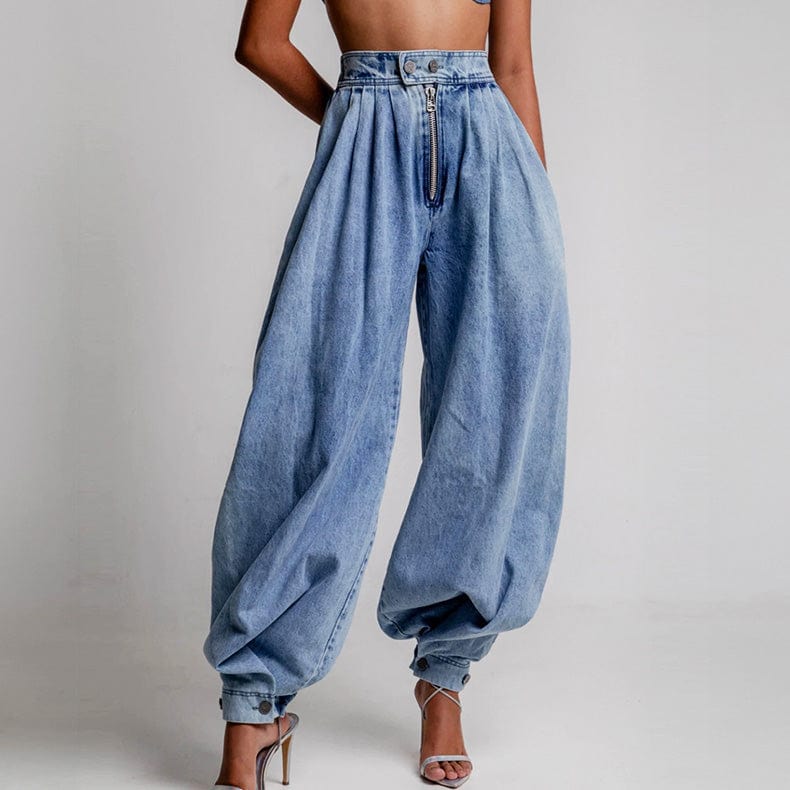 ZADIYA™ | High-Waisted Balloon Jeans