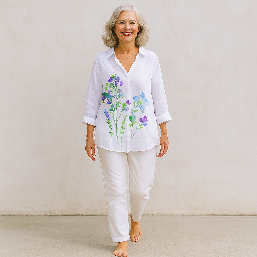 ZADIYA™ | CASUAL FLORAL BLOUSE
