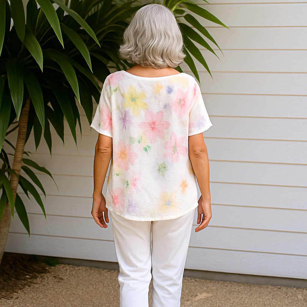 ZADIYA™ | FLORAL PRINT T-SHIRT