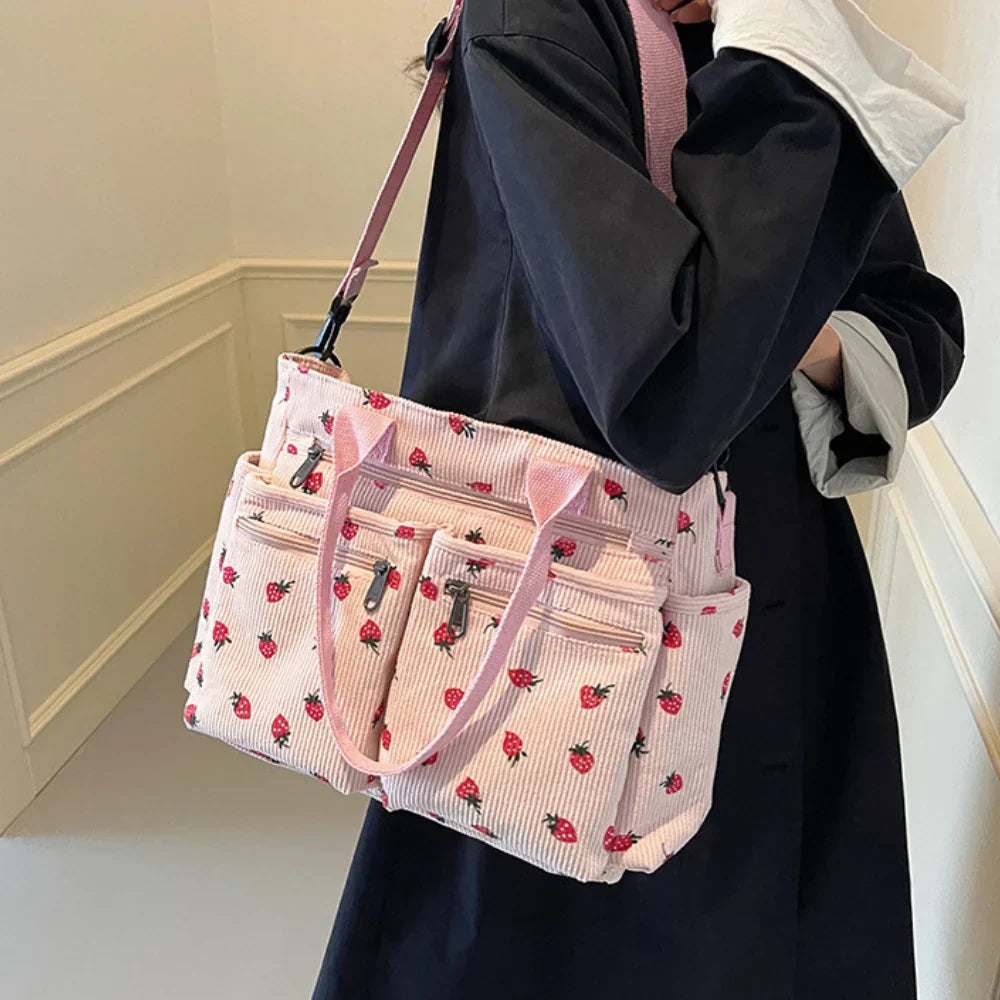 ZADIYA™ | STRAWBERRY TOTE BAG