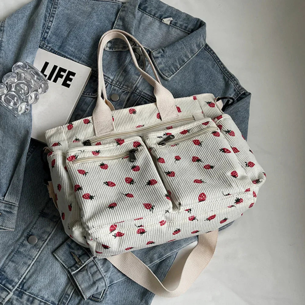 ZADIYA™ | STRAWBERRY TOTE BAG