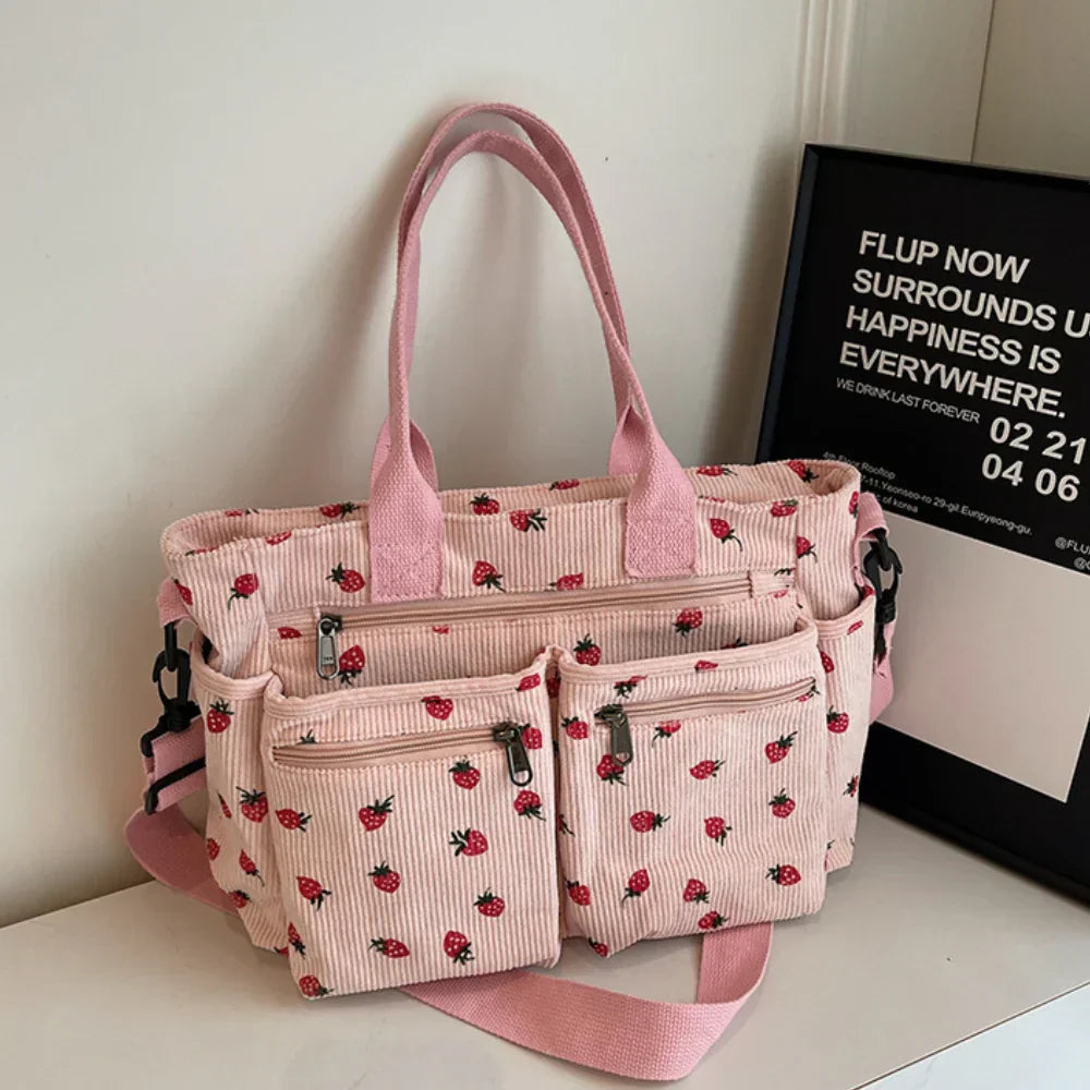 ZADIYA™ | STRAWBERRY TOTE BAG